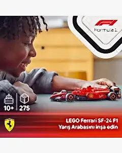 LEGO Speed Champions Ferrari SF-24 F1 Yarış Arabası 77242