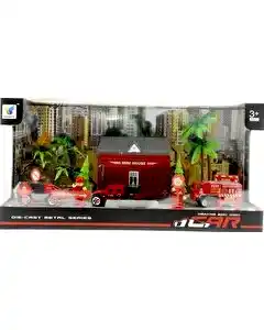 Aksesuarlı Metal İtfaiye Seti