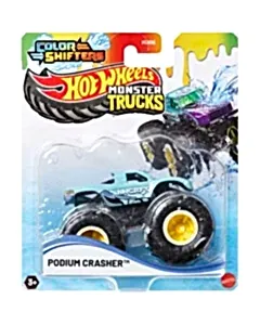Hot Wheels Monster Trucks Renk Değiştiren Araçlar Podium Crasher JDV84