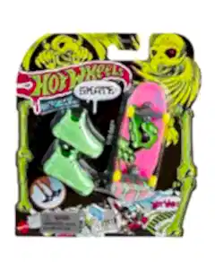 Hot Wheels Skate Neon Temalı Parmak Kaykay ve Ayakkabı Paketi Skel-Rad HPG27