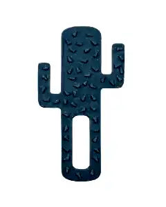 Kaktüs Silikon Diş Kaşıyıcı Mavi