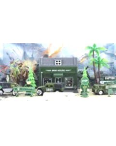 Aksesuarlı Metal Asker Seti