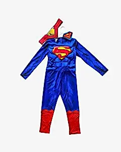 Superman Kaslı Kostüm 7-9 Yaş