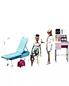 Barbie Bebek Doktor ve Oyun Seti GWV01