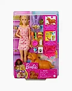 Barbie ve Yeni Doğan Köpekler Oyun Seti HCK75