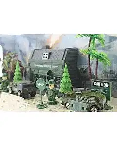 Aksesuarlı Metal Asker Seti