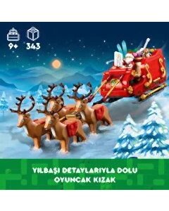 LEGO Iconic Noel Baba'nın Kızağı Oyuncağı 40499