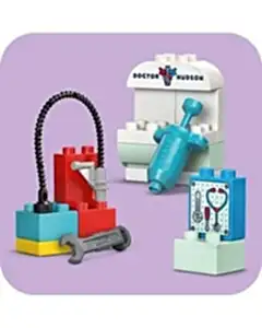 LEGO Duplo Disney ve Pixar Arabalar McQueen’in Doc’un Garajını Ziyareti 10456