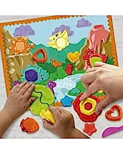 Play Doh Başlangıç Şekiller ve Renkler Dino Oyun Seti G0491