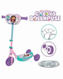 Smoby Gabby's Dollhouse 3 Tekerlekli Scooter