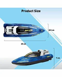 Silverlit Exost Aqua Lights Uzaktan Kumandalı 1:18 Sürat Teknesi