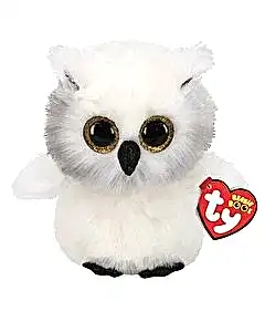 Ty Beanie Boos Snowy Beyaz Baykuş Peluş 15 cm.