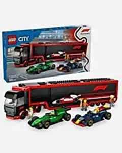 LEGO City RB20 ve AMR24 F1 Arabalı F1 Kamyonu 60445