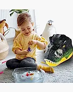 Işıklı ve Sesli T-Rex Maskesi