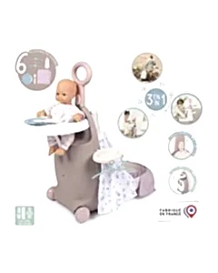 Smoby Baby Nurse 3'ü 1 Arada Seyahat Seti