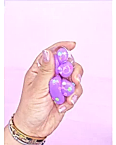 Işıklı Şeffaf Pati Squishy