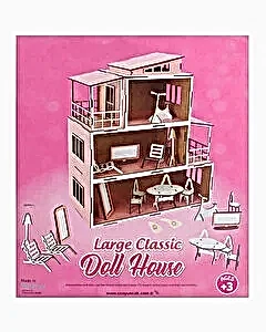 Ahşap Bebek Evi 2 15 Parça