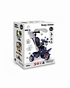 Smoby Baby Driver Gri Üç Tekerlekli Bisiklet
