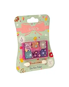 Lukky 6 Renkli̇ Parıltılı Göz Farı Paleti̇ ve Fırçası