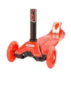 Maxi Işıklı Scooter Kırmızı