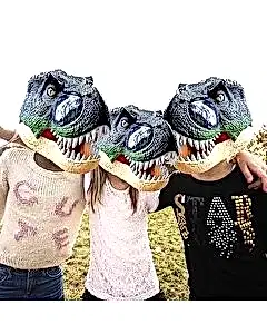 Işıklı ve Sesli T-Rex Maskesi