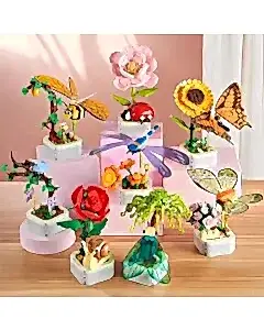 Mega Çi̇çekler ve Böcekler Yapı Blokları Salyangoz