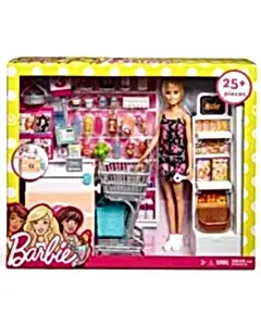 Barbie Süpermarkette Oyun Seti FRP01
