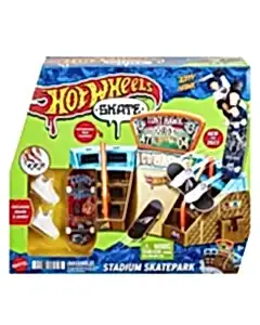 Hot Wheels Skate Parmak Kaykay Macerasına Başlangıç Seti Stadium Skatepark