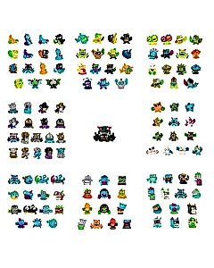 Mr. Beast Lab Swarms Mikro Beast 12’li Figür S1-24712