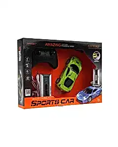 Şarj İstasyonlu Uzaktan Kumandalı Spor Yeşil Araba