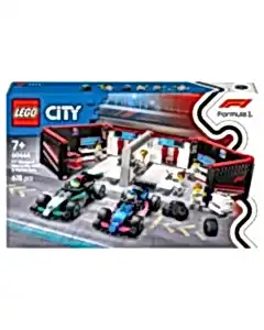 LEGO City F1 Garajı ve Mercedes-AMG ve Alpine Arabaları 60444