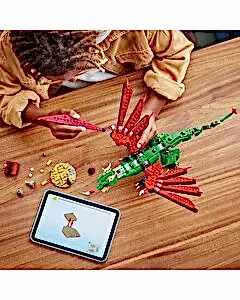 LEGO Creator 3'ü 1 Arada Orta Çağ Ejderhası 31161