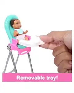 Barbie Bebek Bakıcılığı Oyun Seti HTK34