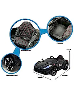 Favori Gt 12 Volt Akülü Araba Siyah