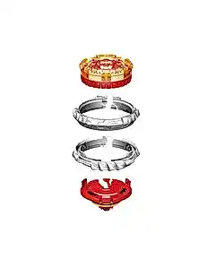 Infinity Nado Pro Serisi Blazing War Bear (Alevli Ayı)