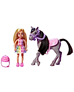 Barbie Chelsea Bebek ve Midilli Figür Seti HTK29