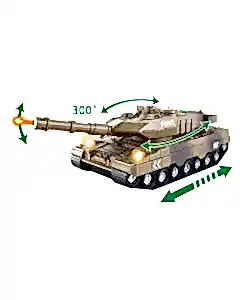 Sür Gitsin Sesli Işıklı Sarı Askeri Tank