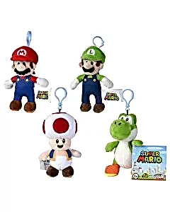 Super Mario 12,5 Cm Peluş Anahtarlık Luigi