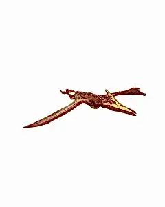 Pterosaur Dinozor Figür Kahverengi