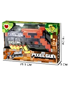 Pixel Gun Dart Atan Tabanca Turuncu 26 Cm