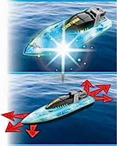 Silverlit Exost Aqua Lights Uzaktan Kumandalı 1:18 Sürat Teknesi