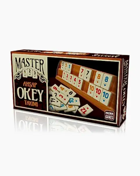 Master Games Ahşap Okey Oyun Takımı