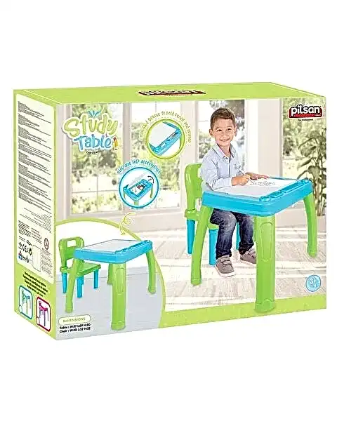 Pilsan Çalışma Masası Mavi-Yeşil