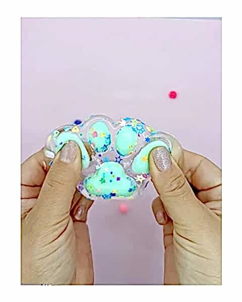 Işıklı Şeffaf Pati Squishy