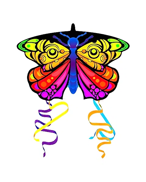 Sevimli Kelebek Uçurtma 30 Cm