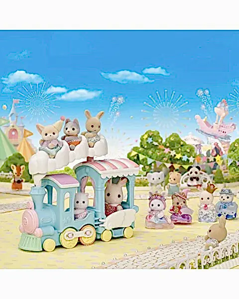 Sylvanian Families Uçan Bulutlu Gökkuşağı Treni