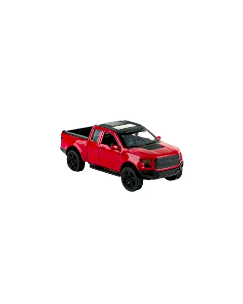 Die Cast 1:32 Sesli ve Işıklı Çek Bırak 4x4 Kamyonet Kırmızı