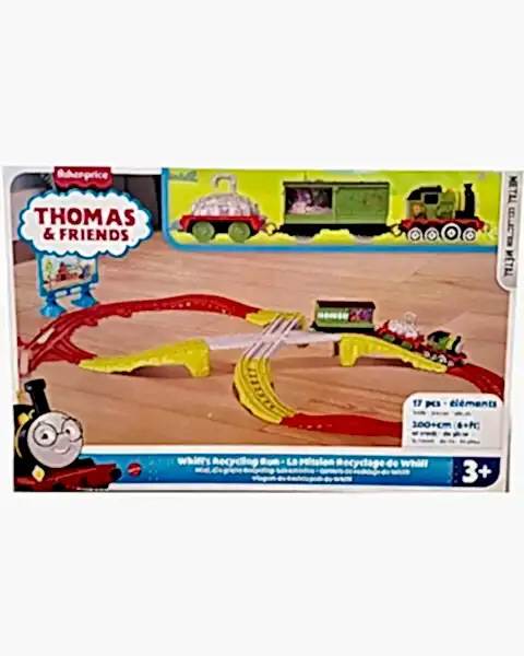 Thomas ve Arkadaşları Tren Seti Sür Bırak Whiff's Recycling Run JCY74