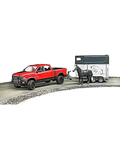 Bruder Ram 2500 Pickup ve Atıyla Beraber Nakil Römorku