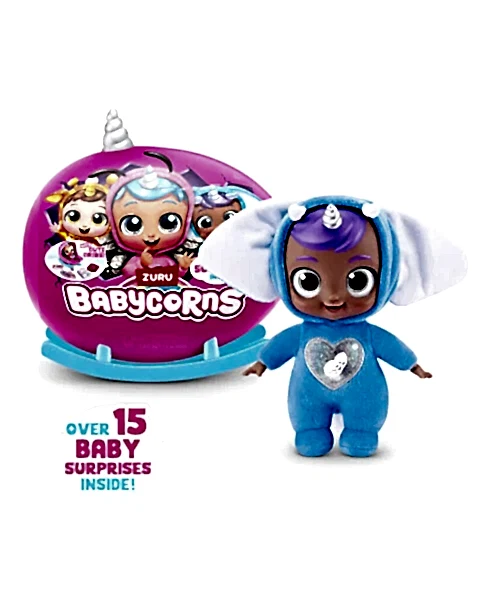 Rainbocorns Sevimli Sürpriz Bebek 92107 Gri Boynuz